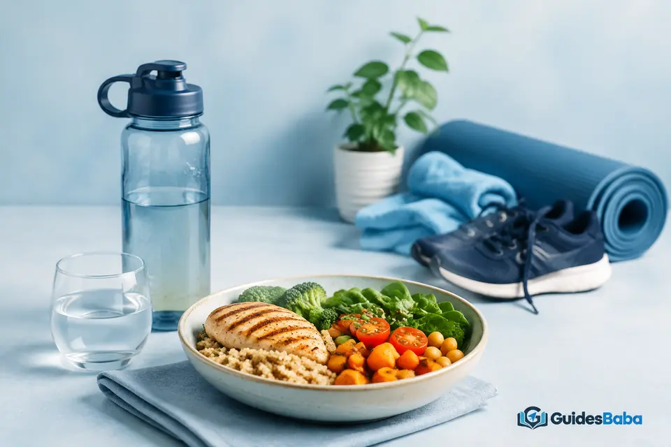 Drinking water after exercise