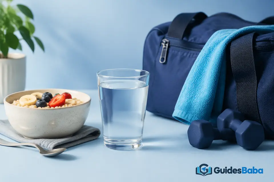 Preparing water before exercise