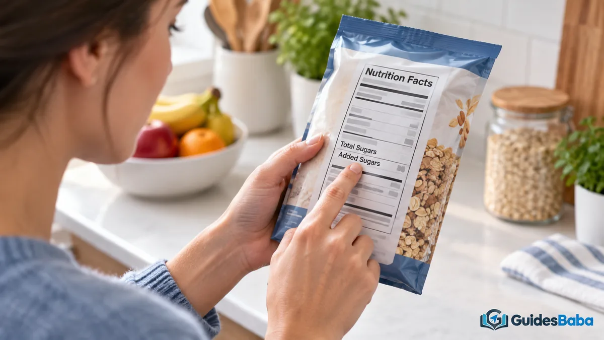 find added sugar food label overview