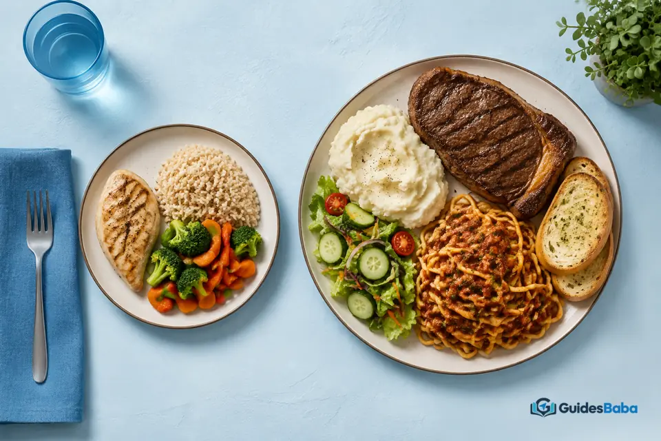 Portion size and comfortable digestion
