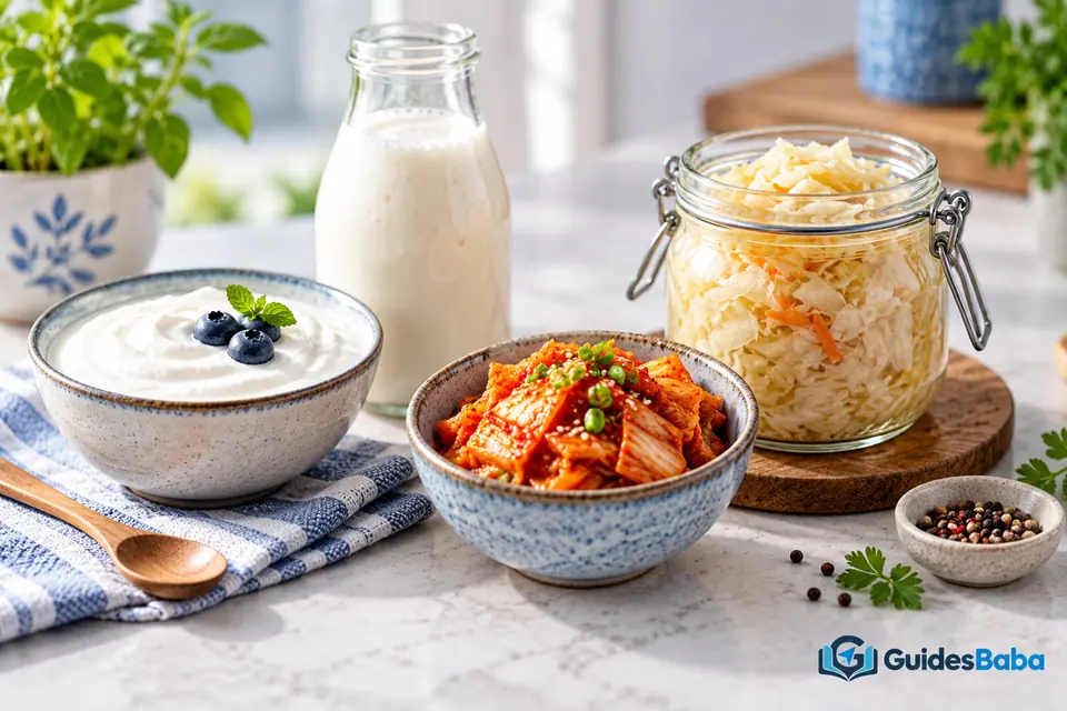 foods flatten stomach fast probiotics