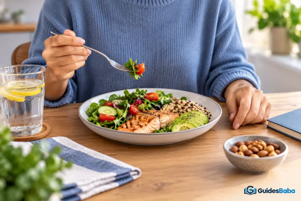 foods flatten stomach fast slow eating