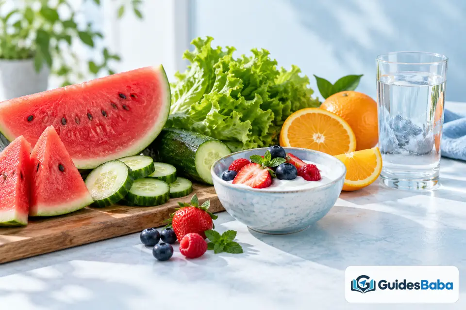 foods help keep hydrated key signs or sources