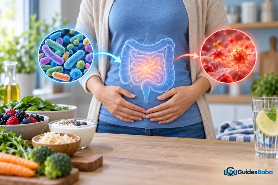 How the Gut Microbiome Relates to Inflammation