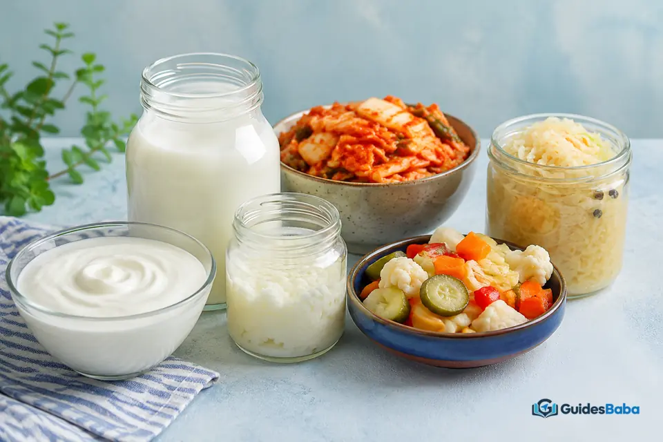 Fermented foods with live microbes