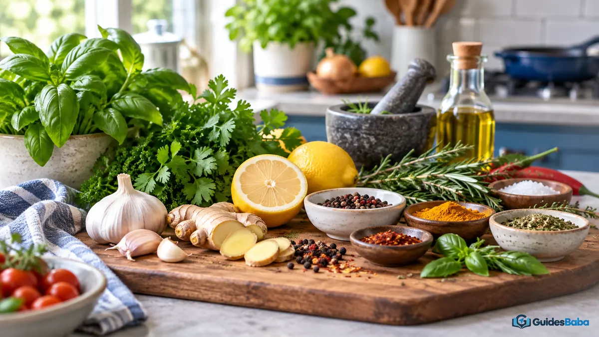 healthy ingredient substitutions: herbs and spices