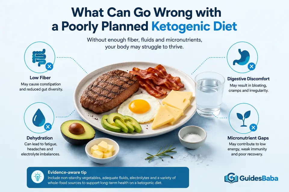 Nutrient and health considerations for ketogenic diets