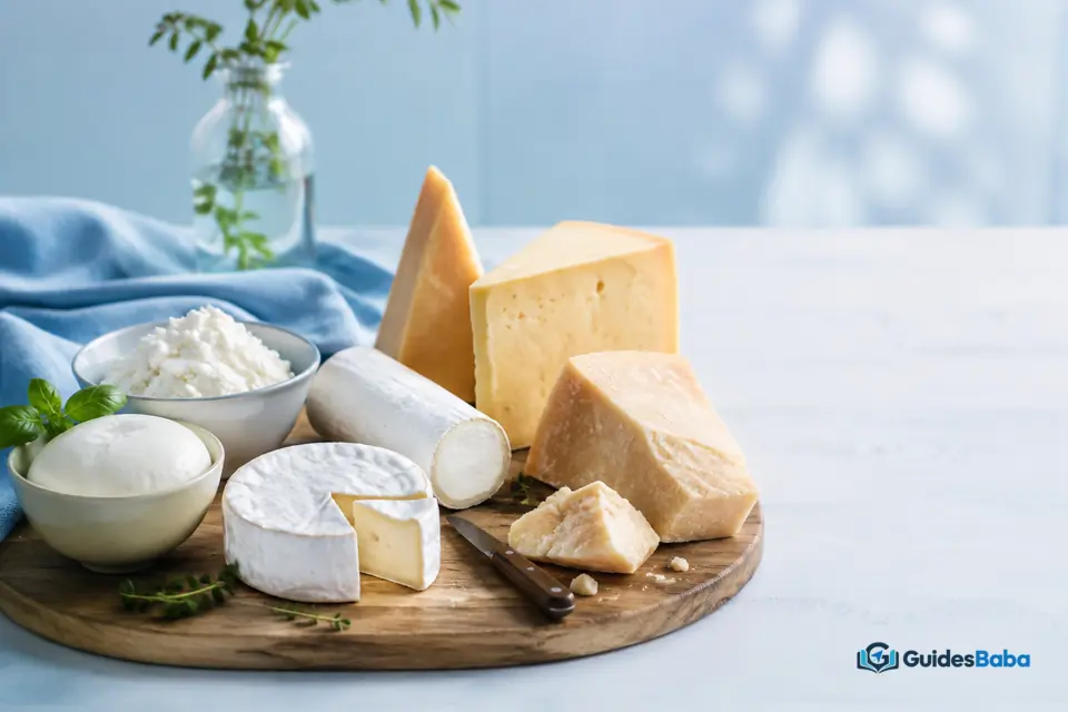 Lactose levels in different cheese types