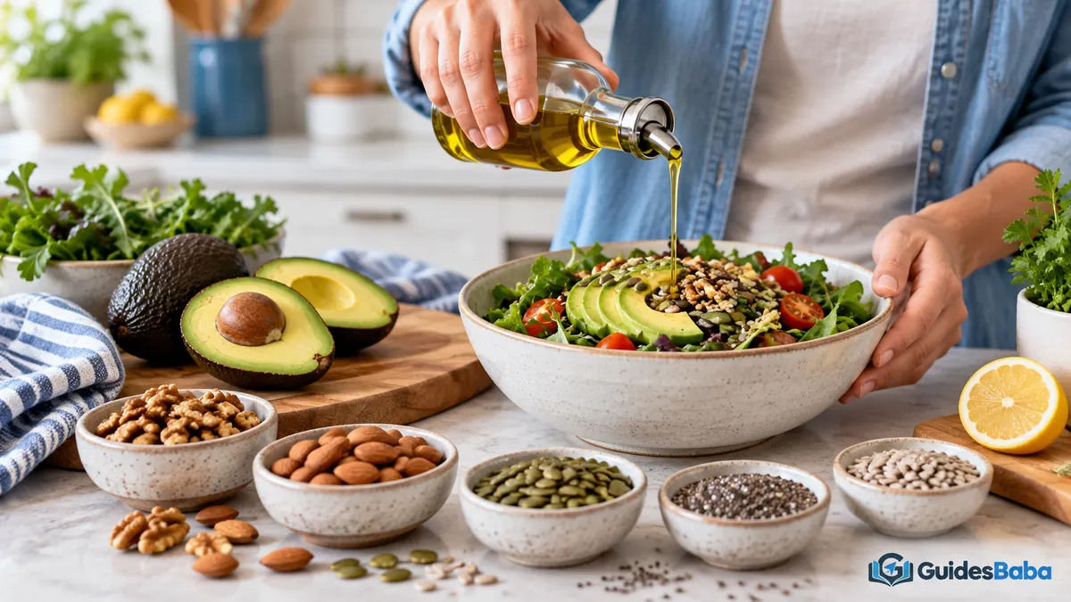 make recipes healthier: healthy fats
