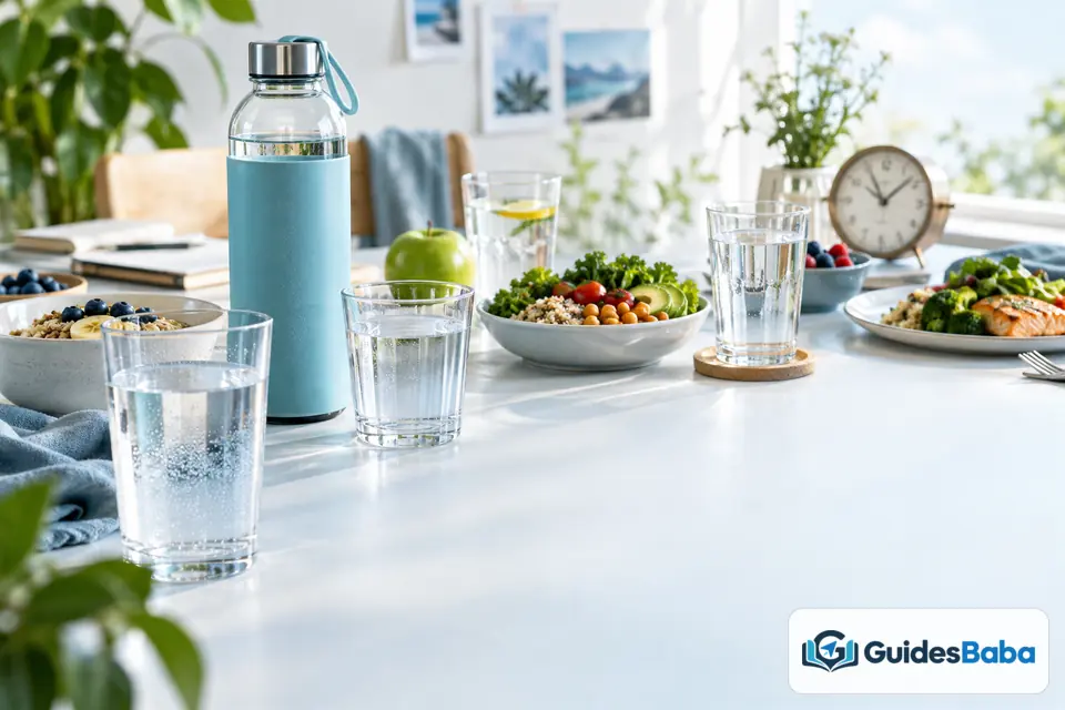 much water drink each day key signs or sources