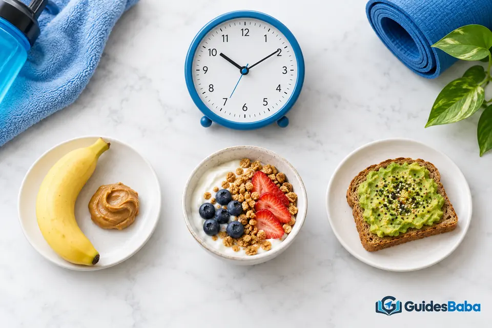 pre workout foods timing