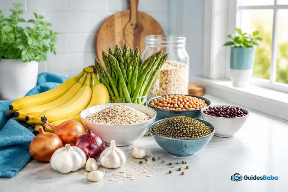 Prebiotic foods for gut health