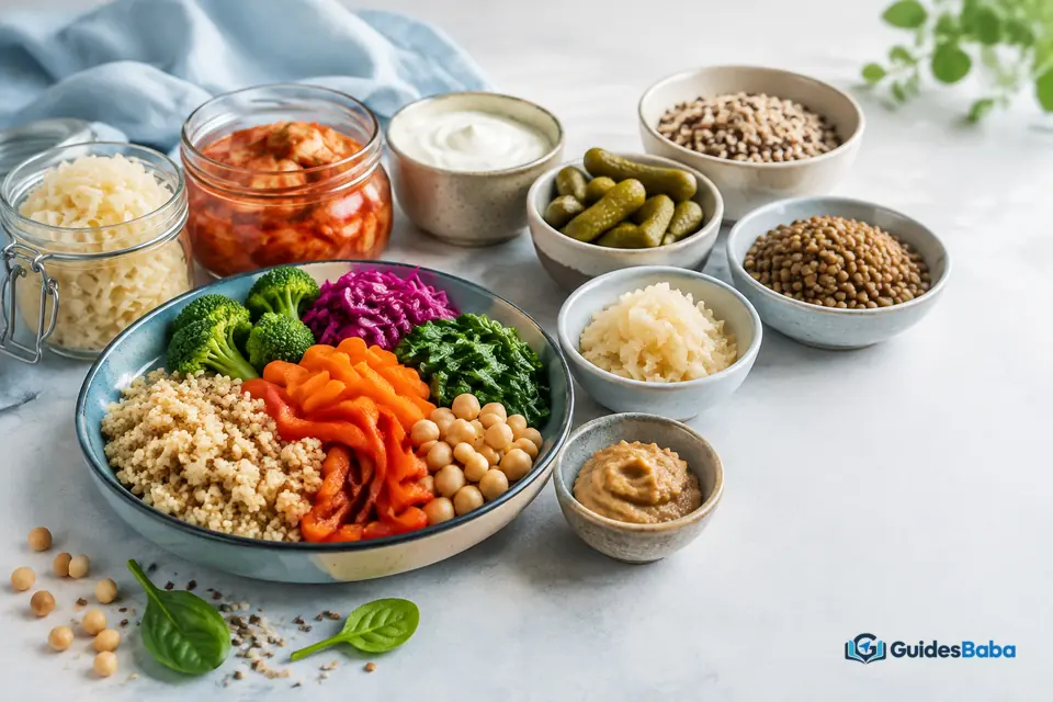 Probiotics within a balanced diet
