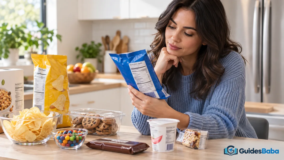 read nutrition facts label: nutrients to limit