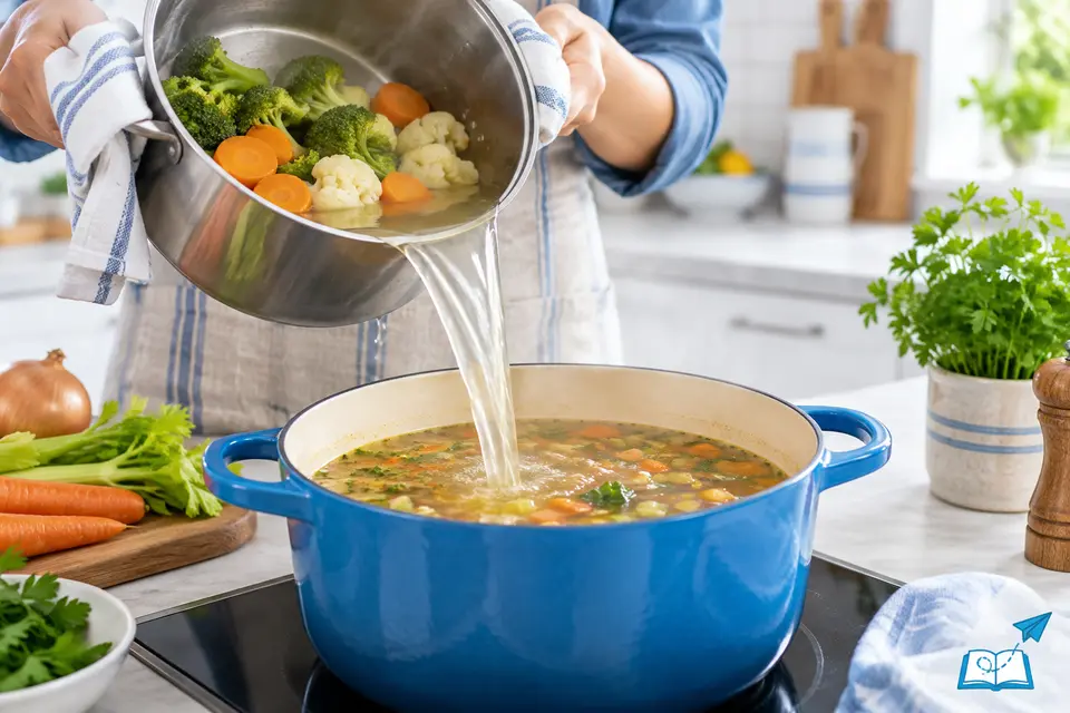 use the cooking water
