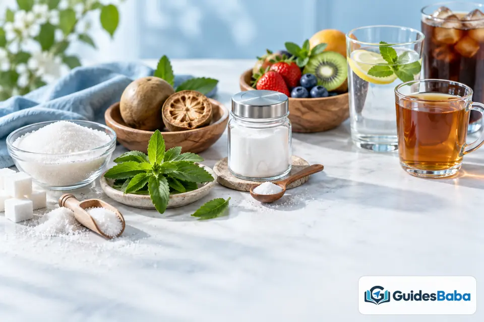 sugar substitutes side by side comparison