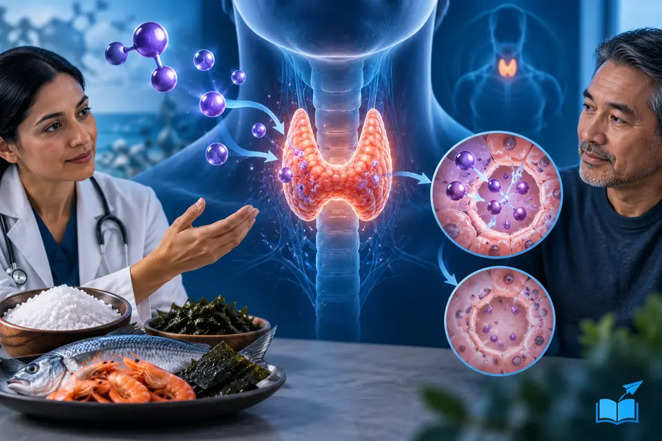 too much iodine affect thyroid function