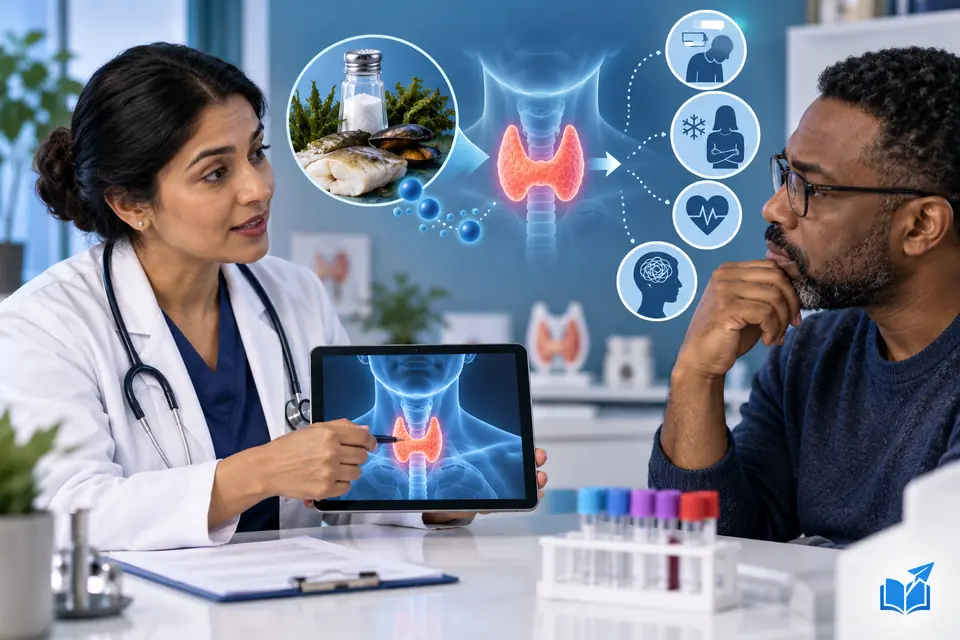 too much iodine affect thyroid function