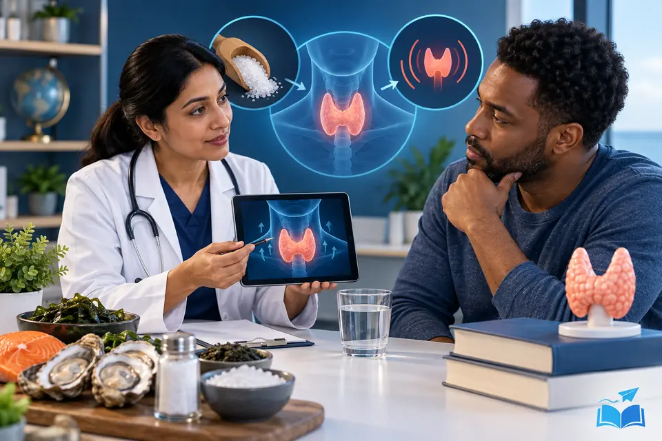 too much iodine affect thyroid function