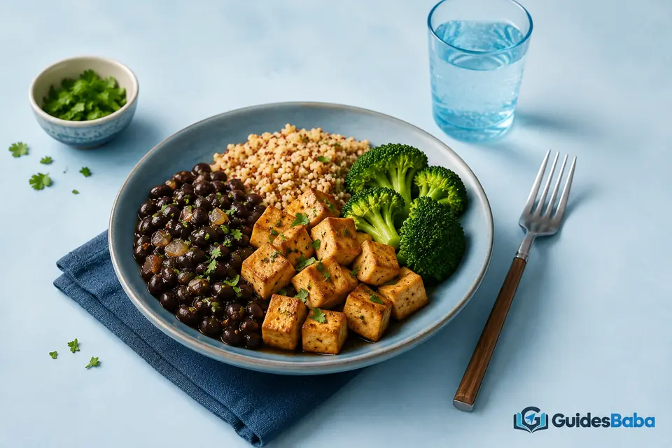 Vegetarian meals with varied protein sources