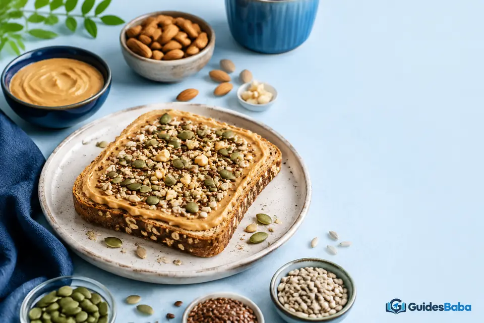 Nuts and seeds in a vegetarian diet