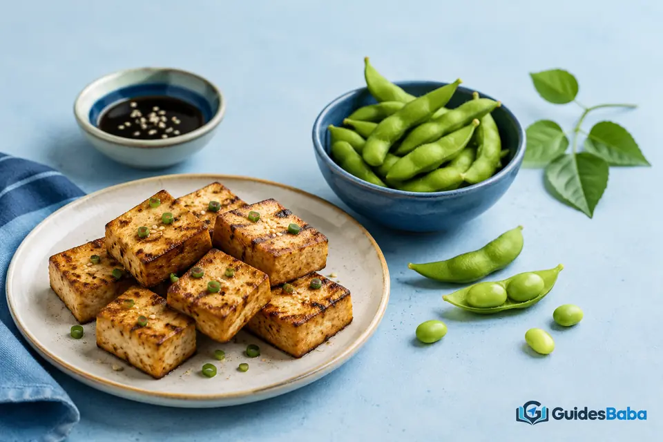 Soy foods including tofu and tempeh