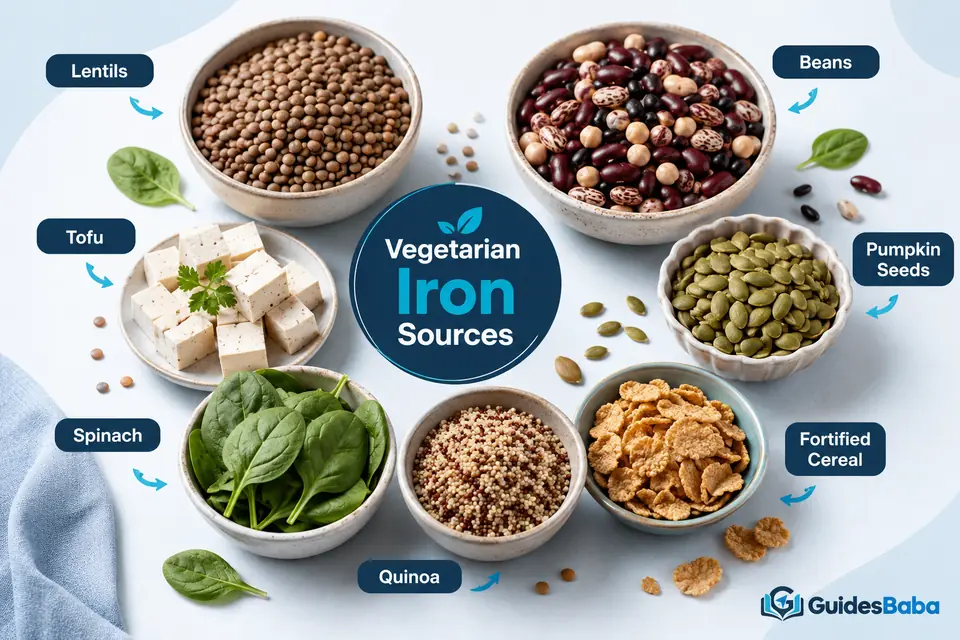Iron-rich foods for vegetarians