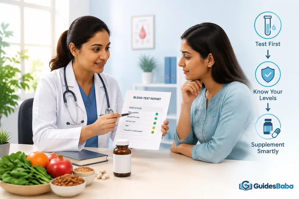 Iron testing and supplement guidance